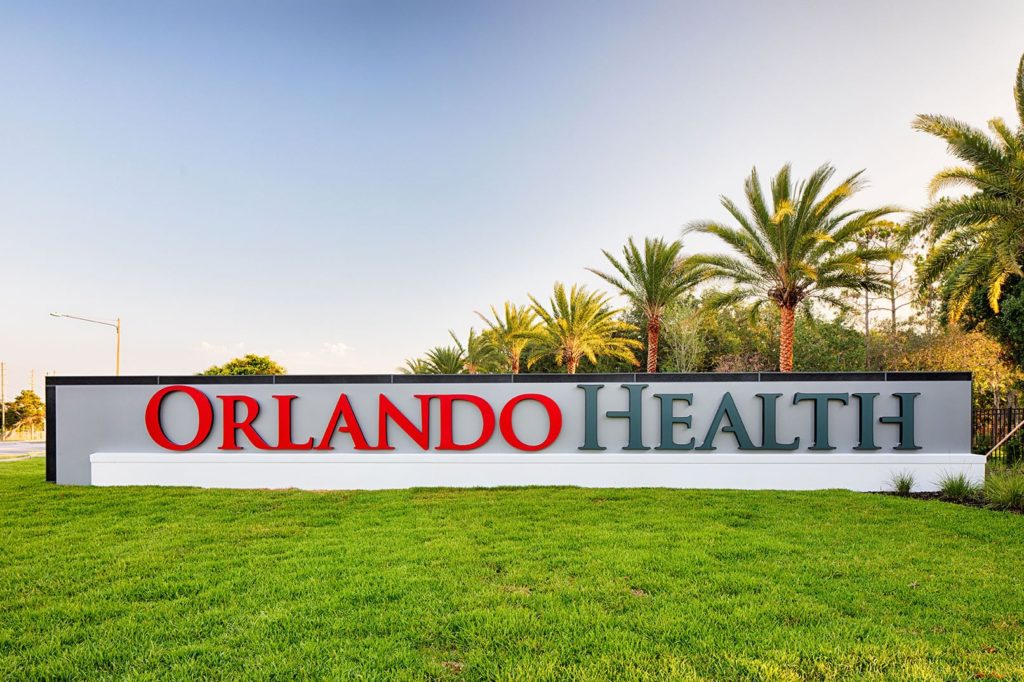 Orlando Health Dr. P. Phillips Hospital reworked entrance by Interstruct.